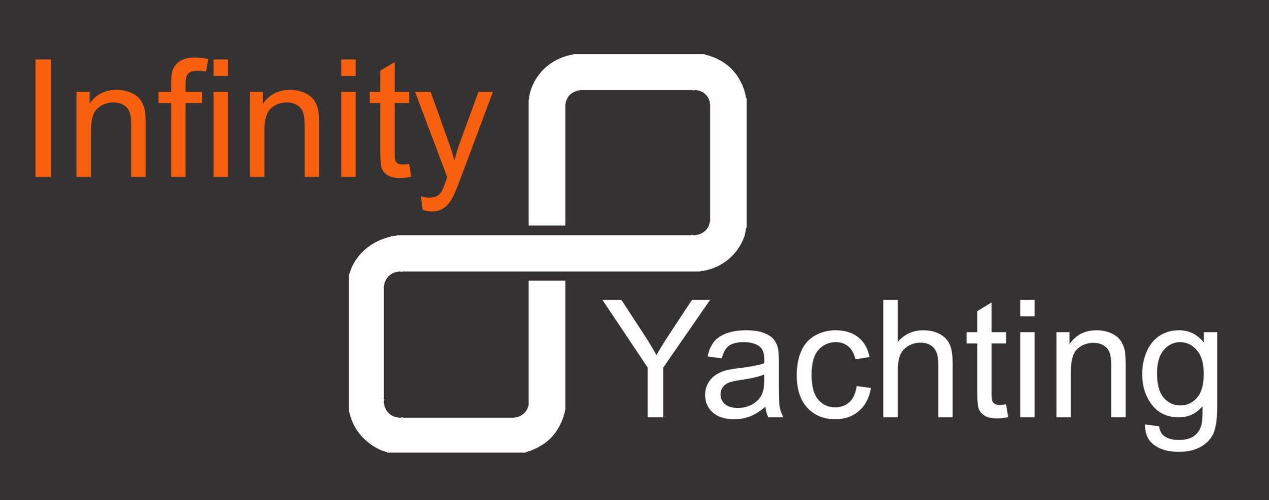 Infinity Yachting logo Dark Background