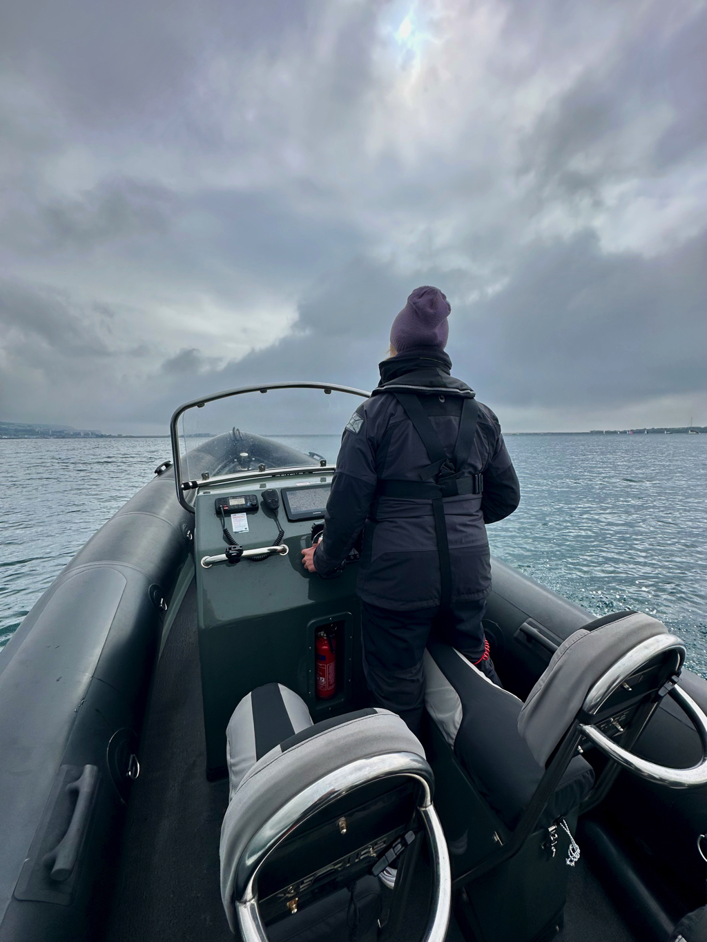 Student on a Powerboat Level 2 Course